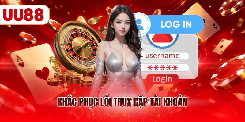 Khắc phục lỗi truy cập tài khoản