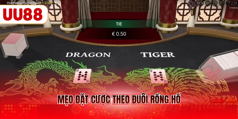 Mẹo đặt cược theo đuôi Rồng Hổ